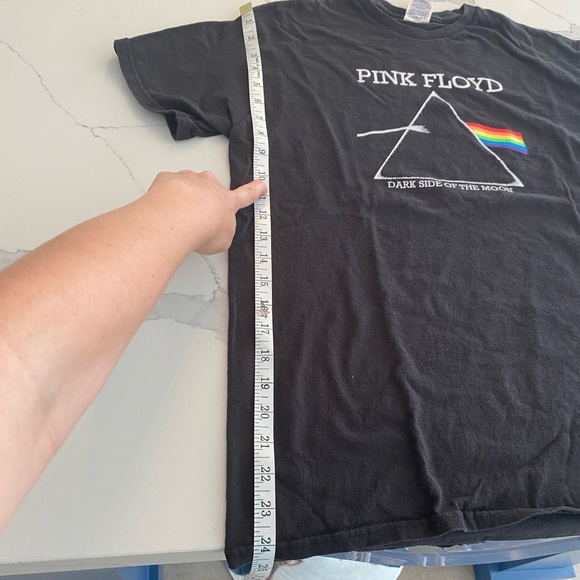 Pink Floyd men tee shirt , the other side of the moon , medium , black rainbow - Picture 8 of 9